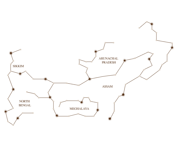 Five-State Heritage Expedition Route Map